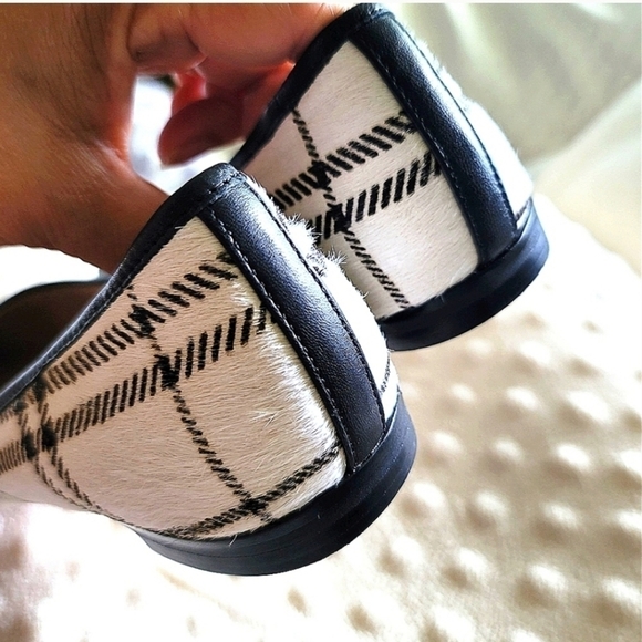 NWT French Connection Plaid Flats Size 6 - Picture 5 of 12